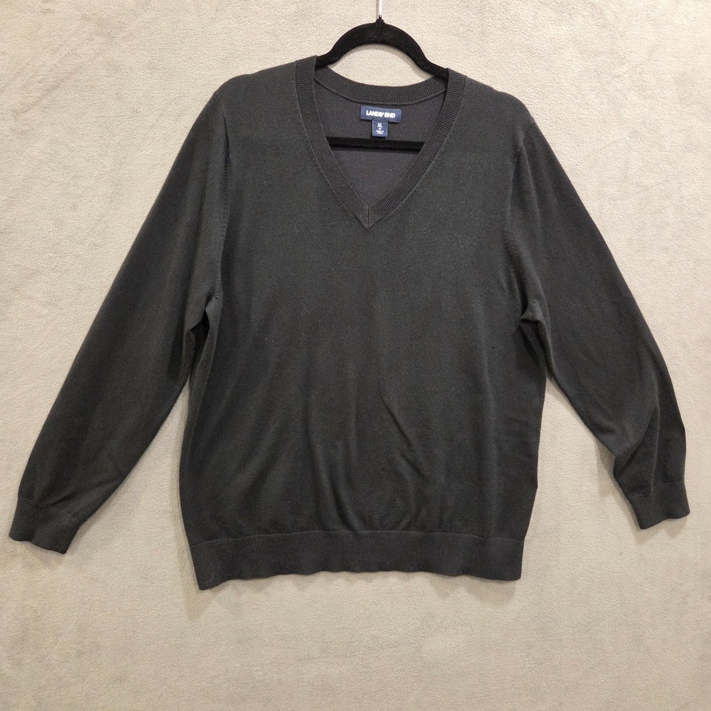 Lands' End Pullover Sweater Women's XL Oeko-Tex Office Preppy Career Casual‎